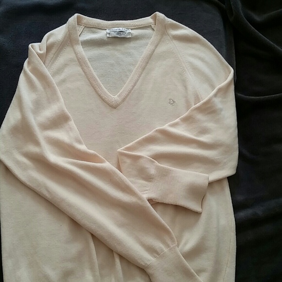 Christian Dior beige vintage sweater