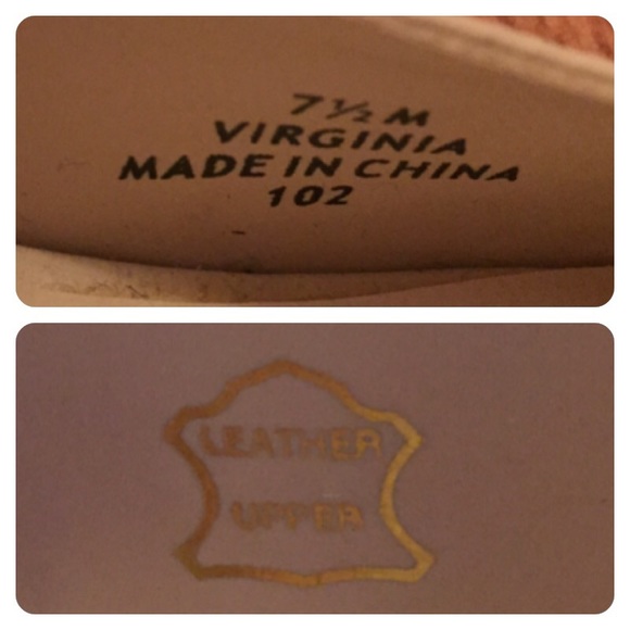 🚫Sold🚫Cream leather sling backs sz 7.5. Classic! - Picture 4 of 4