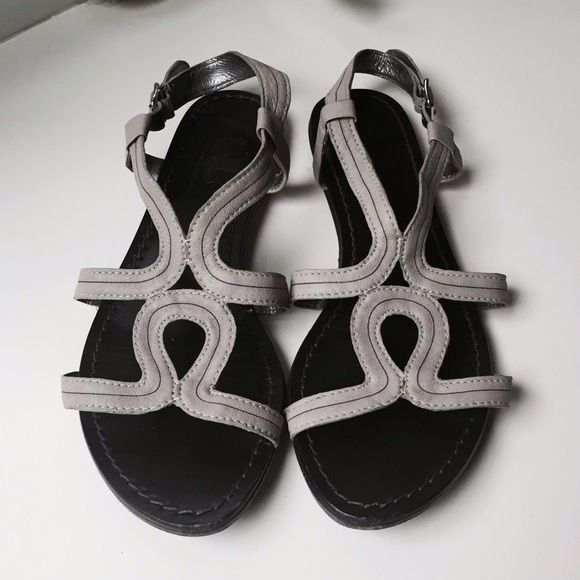 Belle Sigerson Morrison Leather Gladiator Flats