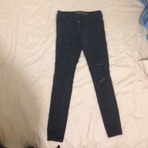 American Eagle black ripped jeans
