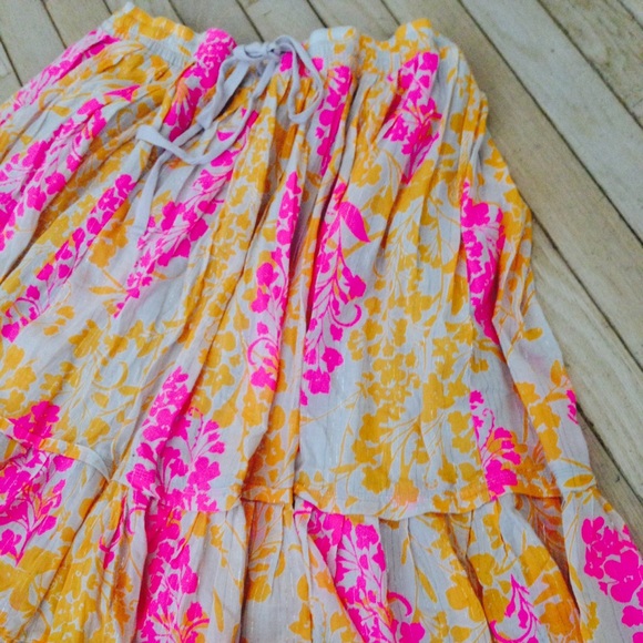 Summer Skirt 🌴 Pink & orange // Large - Picture 4 of 4