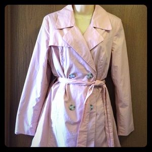 Pink Trench Coat