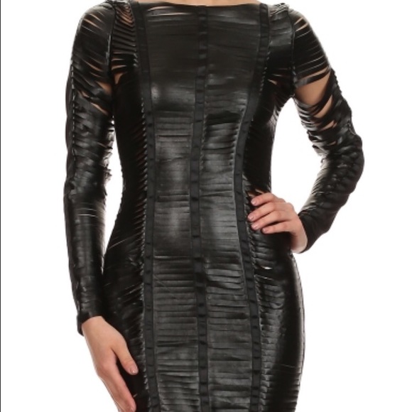 Cage Bodycon Dress sizes Small-3x