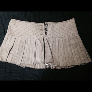Brown Abercrombie mini skirt