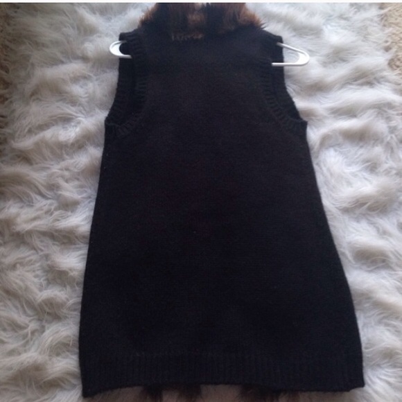 Sweater vest faux fur - Picture 3 of 4