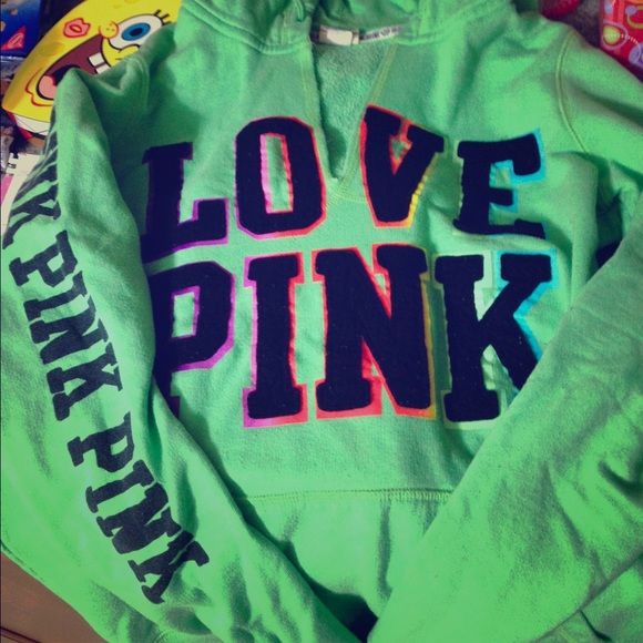 PINK Rainbow Hoodie