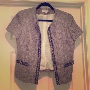 Tahari short sleeved blazer