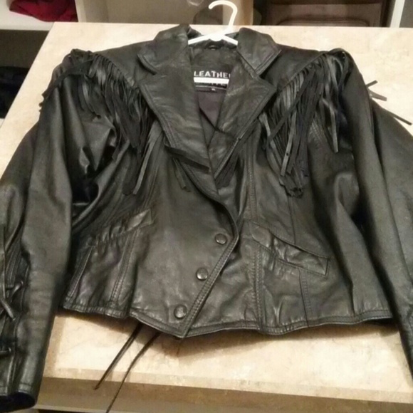 Leather jacket