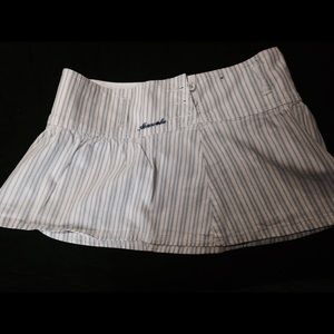 Multicolored striped A&F mini skirt