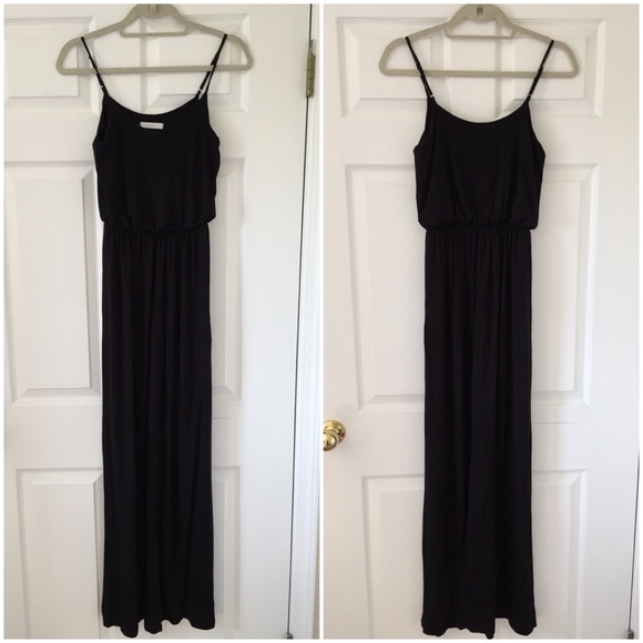 Lush Black Maxi Dress