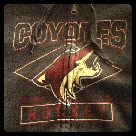 Coyotes zip up sweatshirt