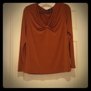 New York and company copper long sleeve