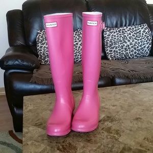 Pink HUNTER boots