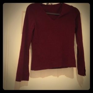 Ann Taylor maroon sweater