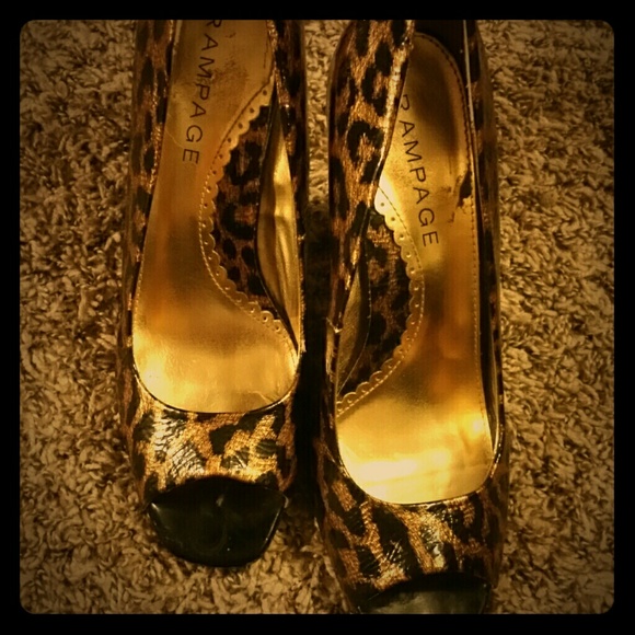 Leopard heels