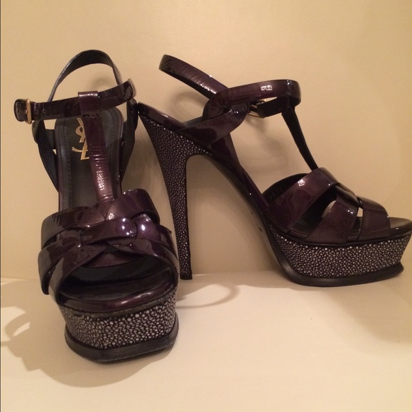 YSL glittery bottom platforms FINAL PRICE DROP