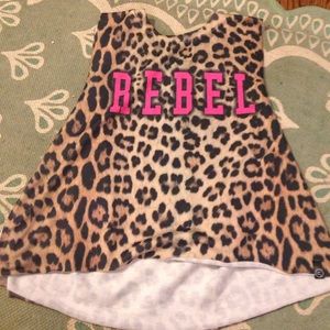 Cheetah print fifth harmony tank, make offers!(: