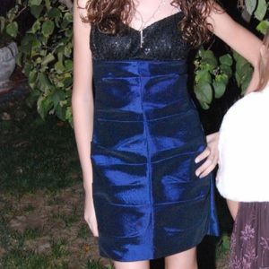 Royal blue cocktail dresss