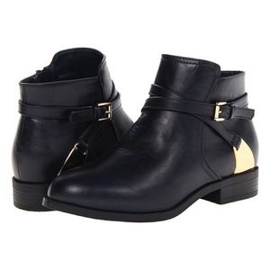 Wanted Amarillo booties (black & gold)