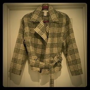 Limited plaid  jacket