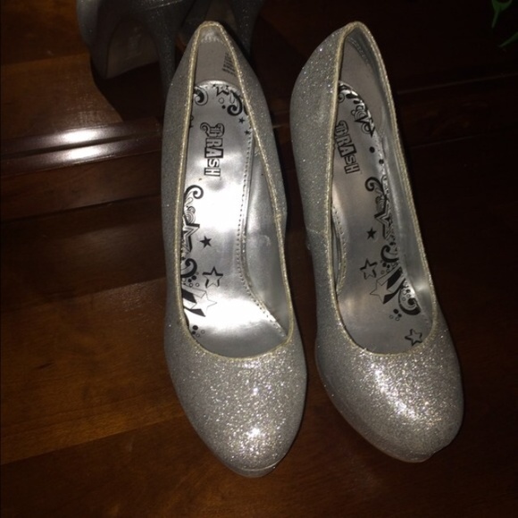 Silver shoes
