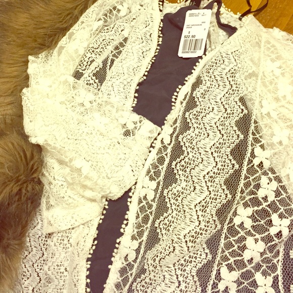 White Lace cardigan