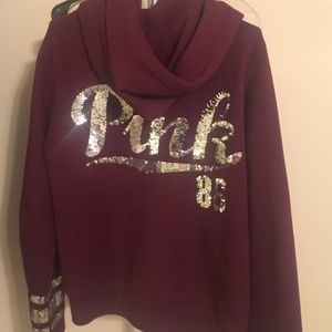 Victoria's Secret pink bling hoodie