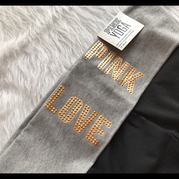 🆕NWT VS PINK bling boot cut yoga pants - Picture 4 of 4