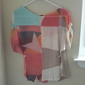 ✅ SOLD - Free People Sheer/Lace Top