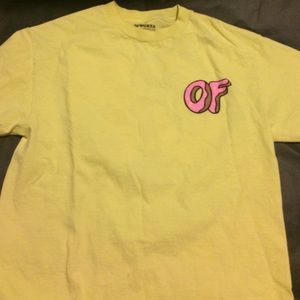 Odd future yellow donut tee