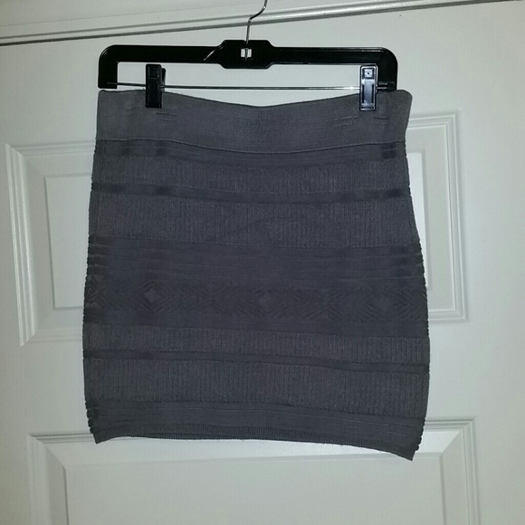 Wet Seal dark Grey knit skirt