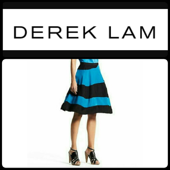 Knee-Length Skirt, Striped