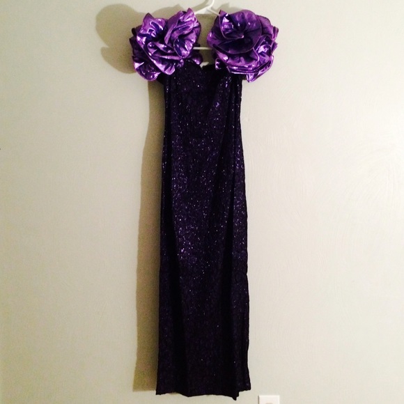 Flirtations - Alfredo Angelo Purple Long Dress