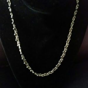 Sterling silver cross rope