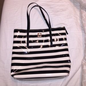 Kate Spade Striped Bon Shopper