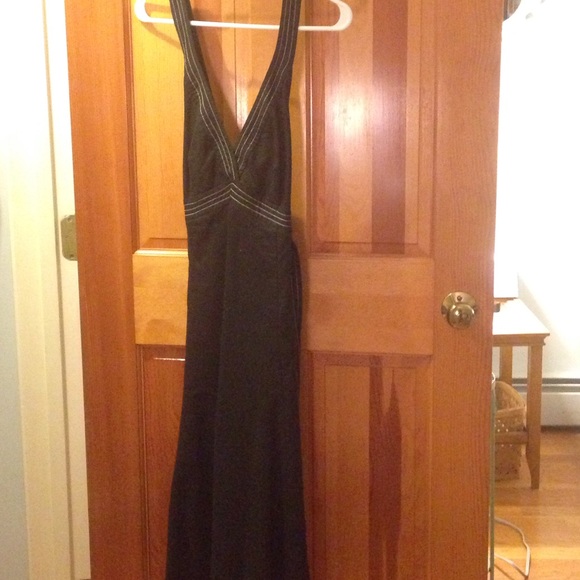 Cute black and white sundress- linen and cotton