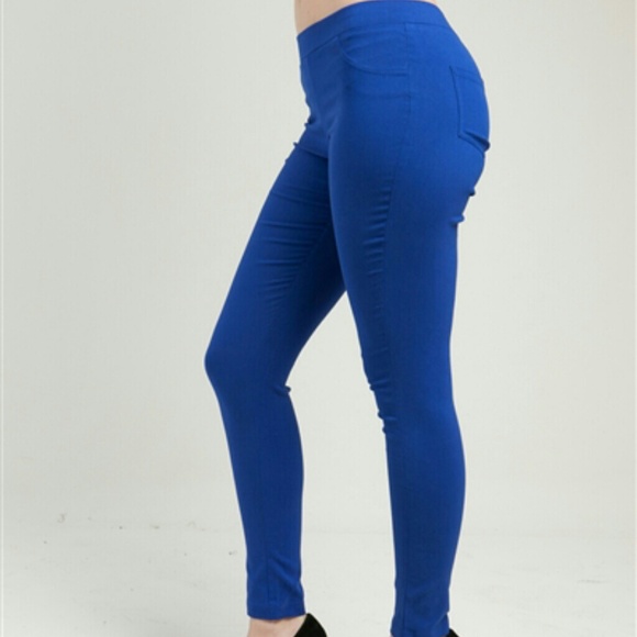 Blue Jegging Pants