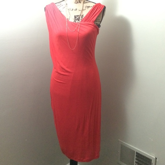 Calvin Klein coral dress. EUC