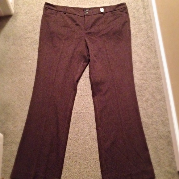 SOLD- Beautiful brown herringbone trousers