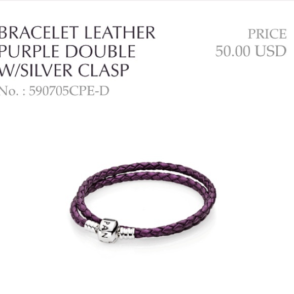 ‼️AUTHENTIC ‼️ double wrap leather Pandora