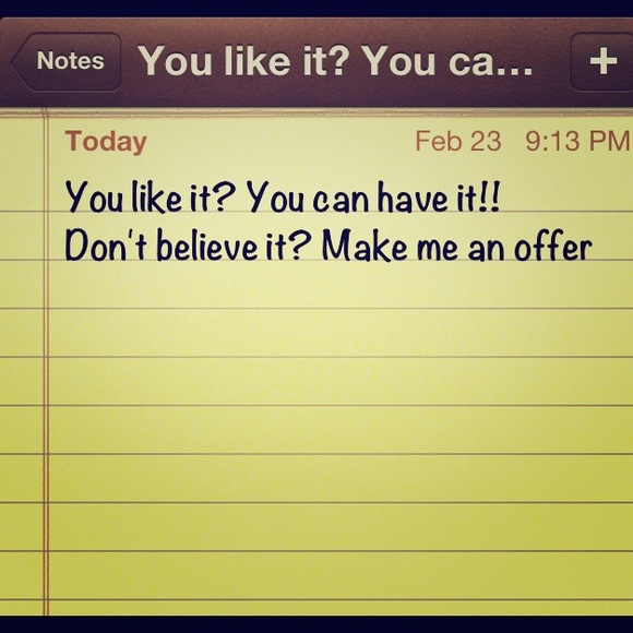 Offers are accepted