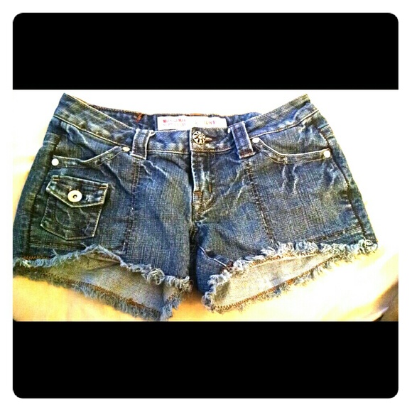 Low rise Jean shorts