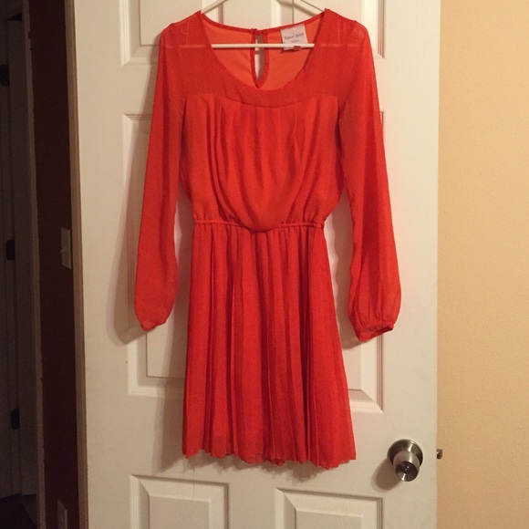 Orange dress