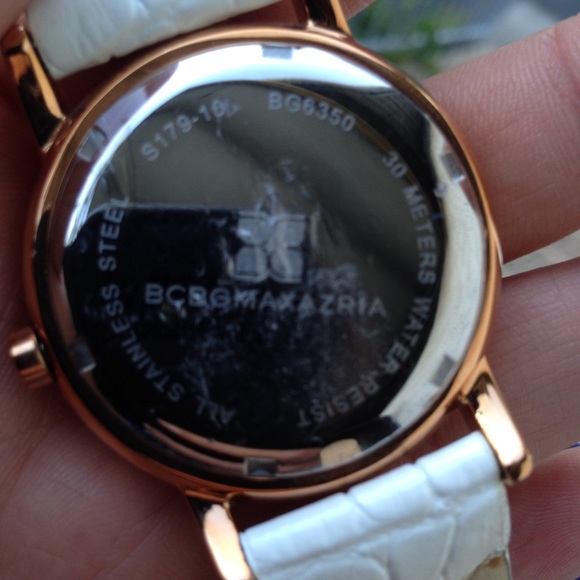 BCBGMaxAzria White Leather Watch - Picture 3 of 4