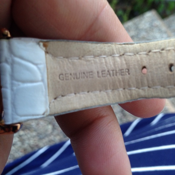 BCBGMaxAzria White Leather Watch - Picture 4 of 4