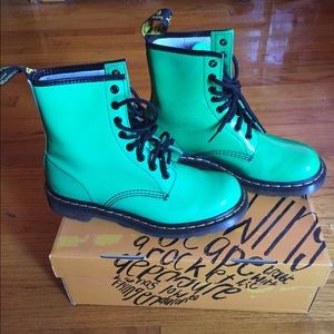 Green Doctor Martins