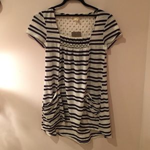 Anthropologie Long Striped Shirt
