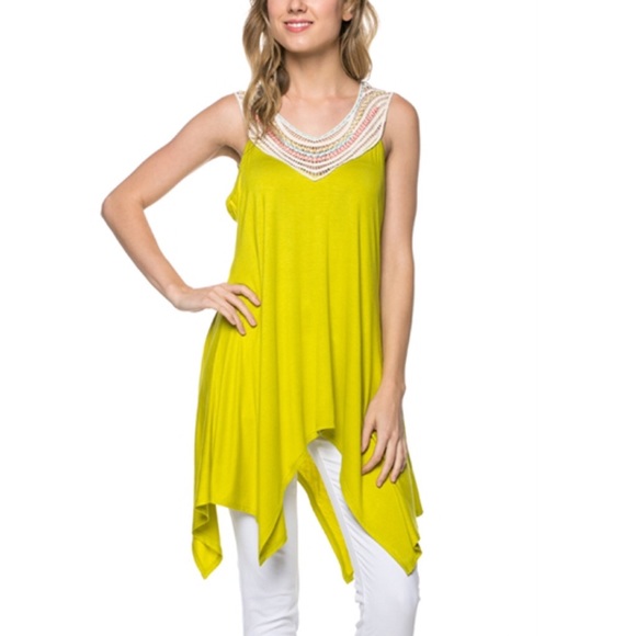 The DESTIN trapeze top - LEMON - Picture 2 of 4