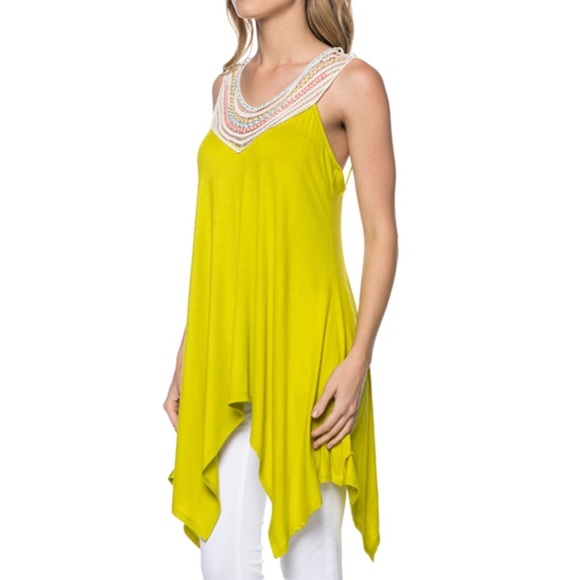 The DESTIN trapeze top - LEMON - Picture 3 of 4