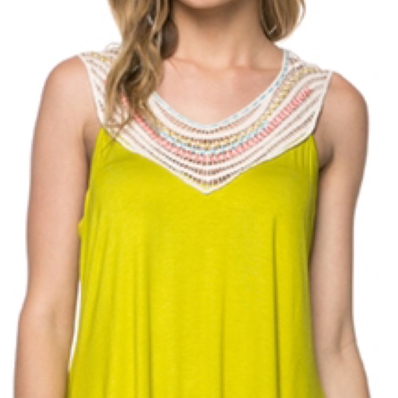 The DESTIN trapeze top - LEMON - Picture 4 of 4